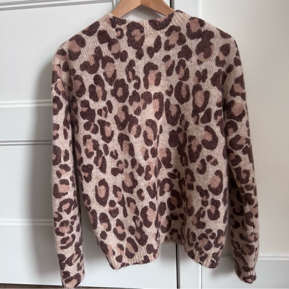 Sézane Gina Jumper Leopard Print Sweater - Picture 7 of 8